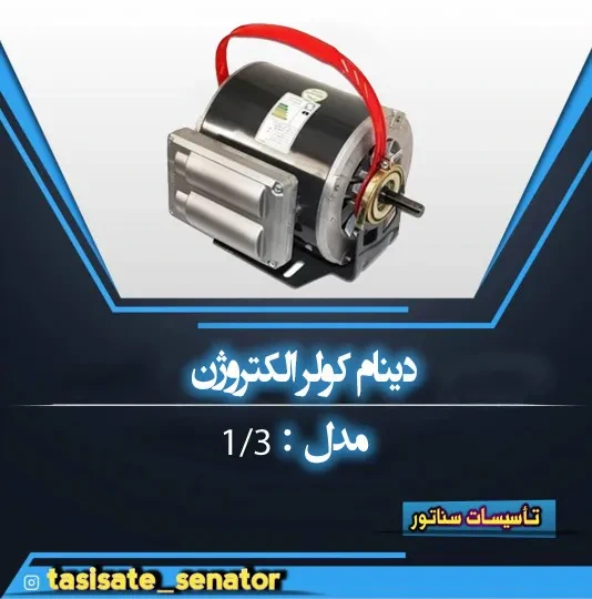دینام کولر الکتروژن یک سوم دینام الکتروژن ۱/۳